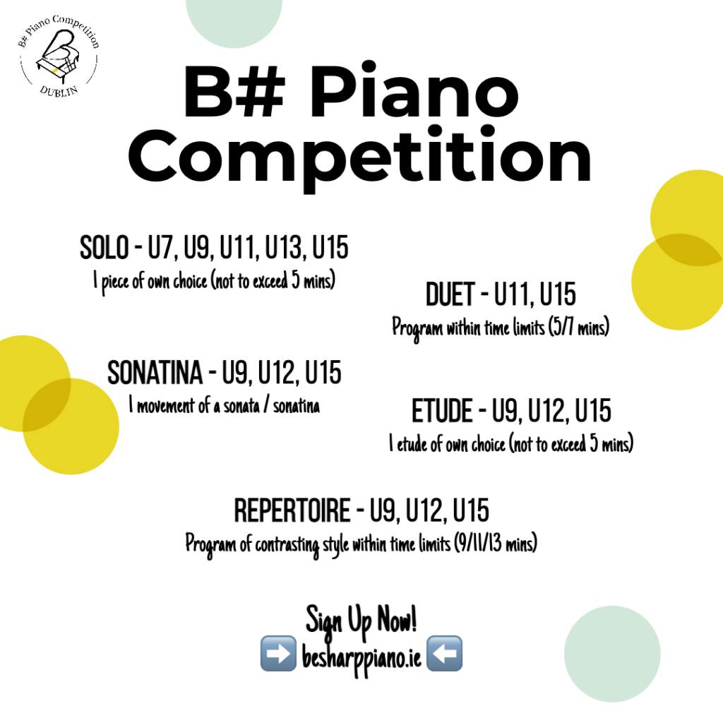 B# Piano Competition Categories 2026